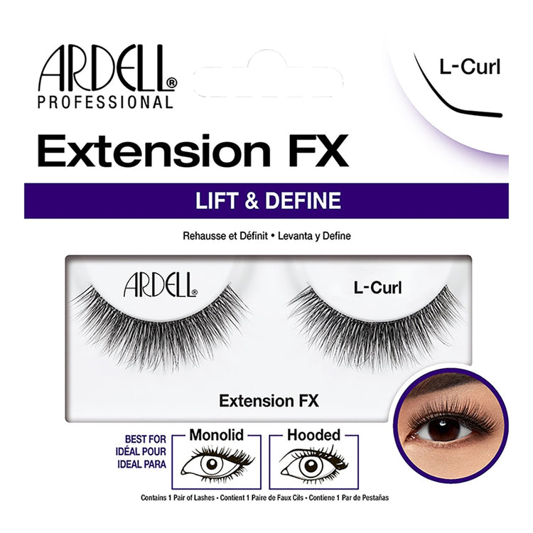 Ardell Extension FX Lashes -Lift & Define L-Curt Black 68690