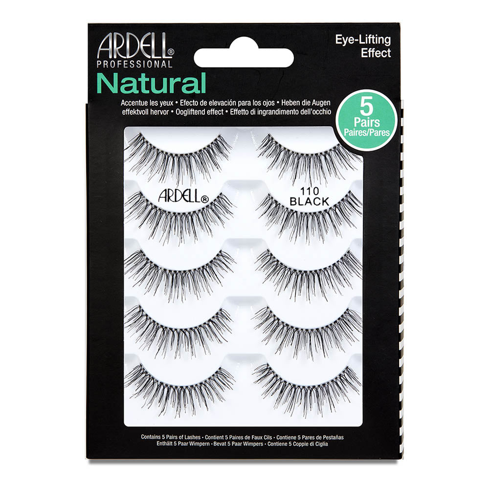 Ardell Natural Lashes 5 Pairs - 110 Black 68981