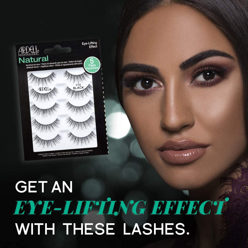 Ardell Natural Lashes 5 Pairs - 110 Black 68981
