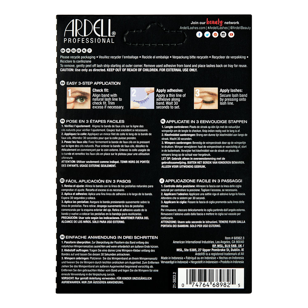Ardell Natural Lashes 6 Pairs - Babies Black 68982