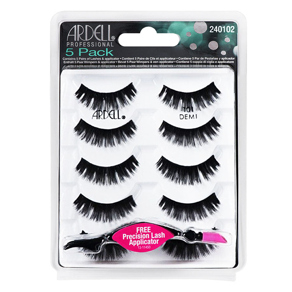 Ardell Natural Lashes 5 Pairs - 101 Demi Black 68983