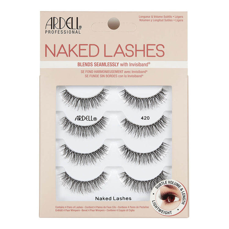Ardell Naked Lashes 4 Pairs - 420 Black 69870
