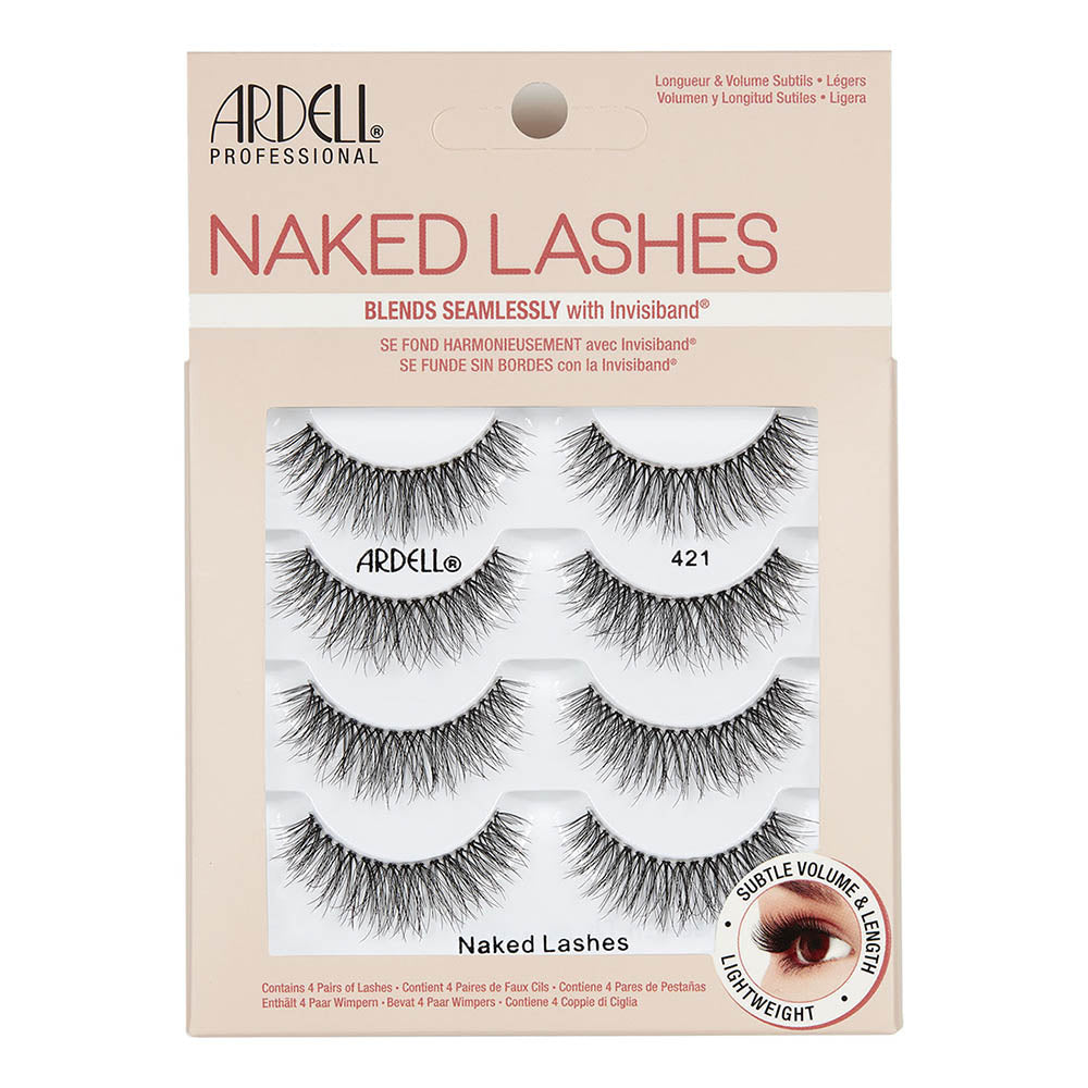 Ardell Naked Lashes 4 Pairs - 421 Black 69871