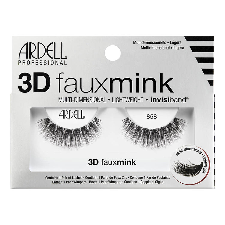 Ardell 3D Fauxmink Lashes 1 Pair - 858 Black 70481
