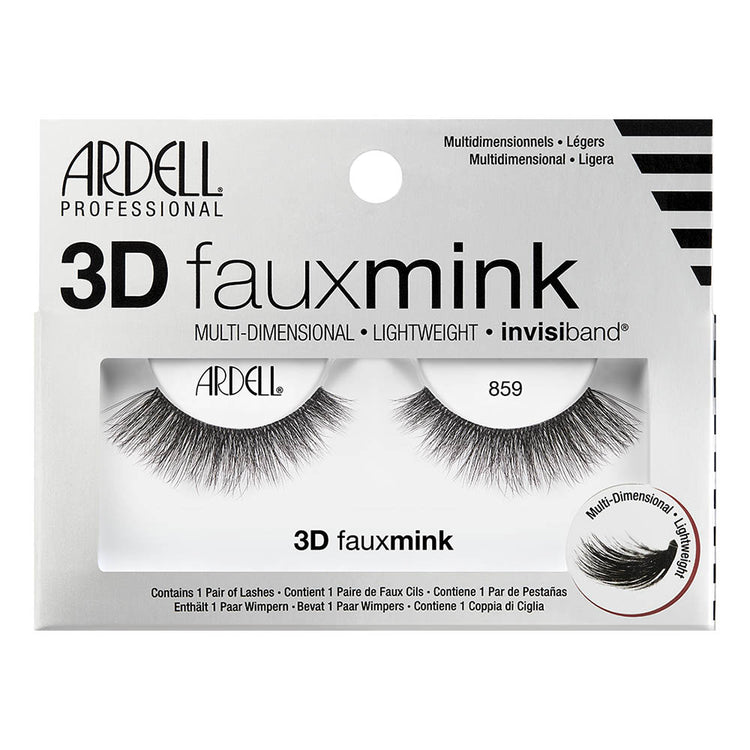 Ardell 3D Fauxmink Lashes 1 Pair - 859 Black 70482
