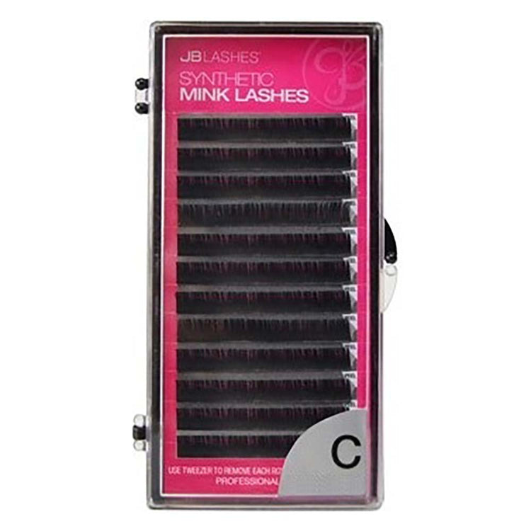 JB C-Curl, Mink Lashes, Black, 0.07 x 9mm JBMC0709