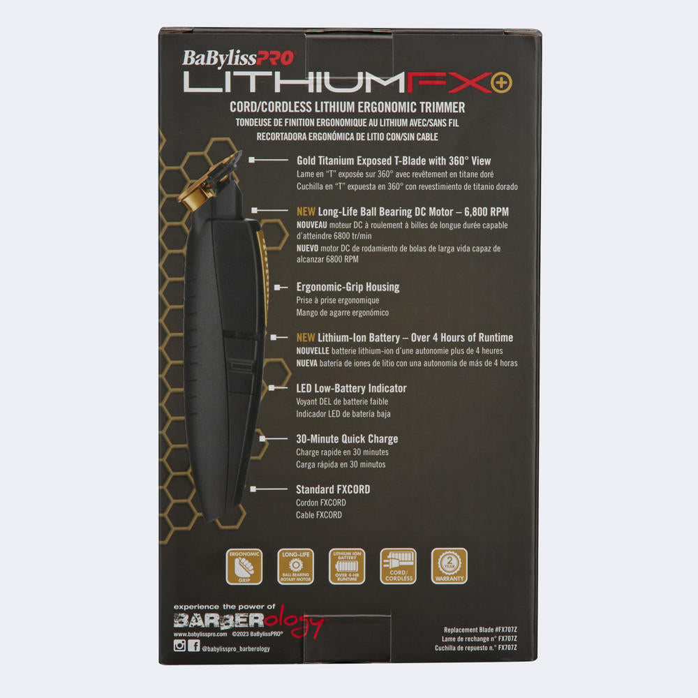 BabylissPRO LithiumFX Cord/Cordless Trimmer FX773N 46681