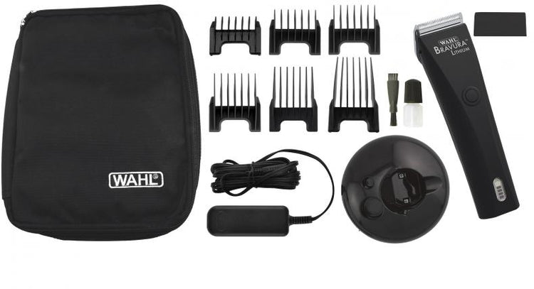 Wahl Prolithium Bravura Cord/Cordless Clipper Black #56359