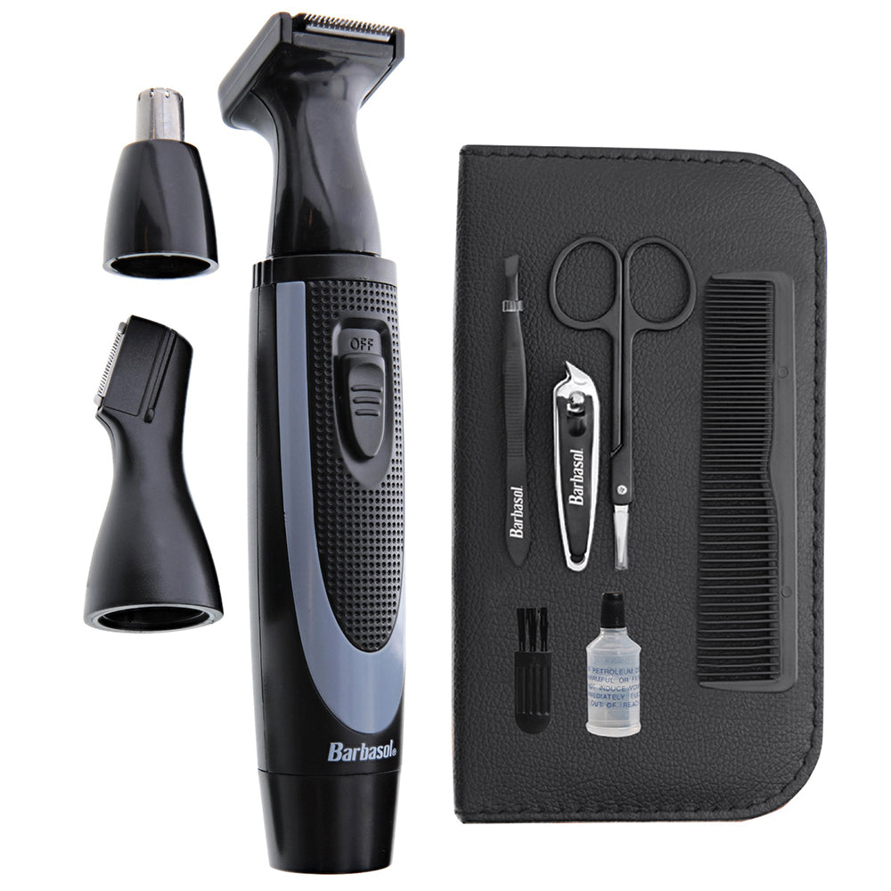 Barbasol 10PC Men's Travel Grooming Set CBG1-5000-KIT 84253