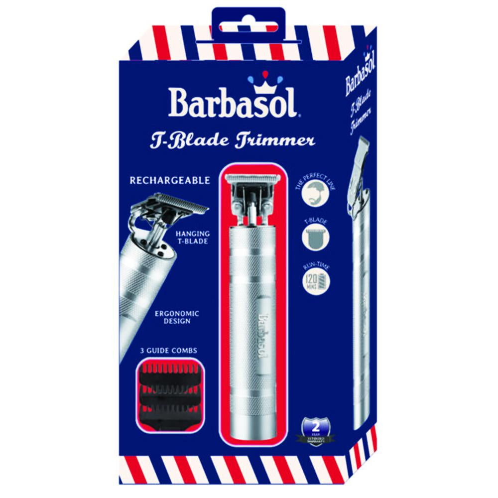 Barbasol Rechargeable T-Blade Trimmer CBT1-6002-SLV 84414