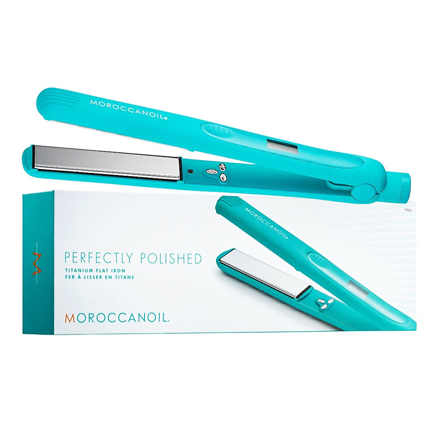 Moroccanoil Perfectly Polished Titanium Flat Iron TFPPT14173