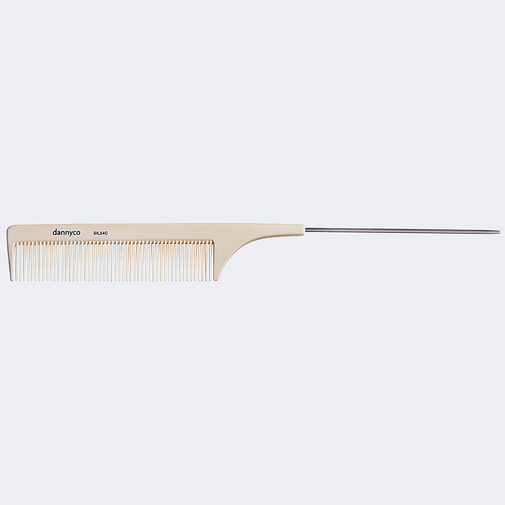 Dannyco Silicone Fine Tooth Pin Tail Comb SIL54C 00230