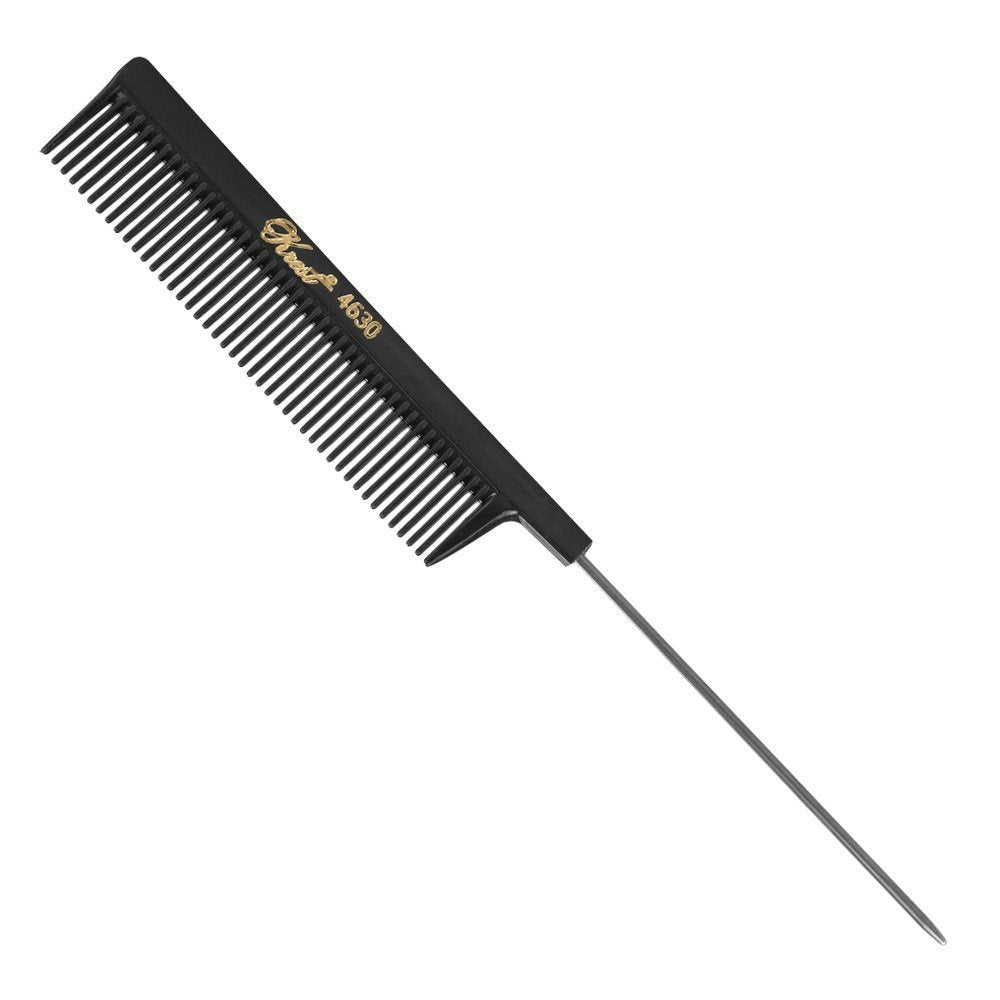 Krest Coarse Steel Pin Tail Comb DZ #4630 4630BXC 02027