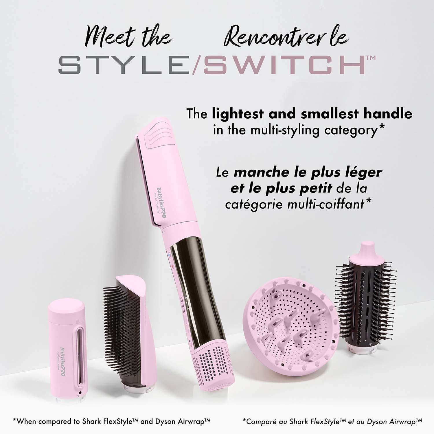 BabylissPRO Style/Switch Ionic Multi-Styler & Dryer BNTSSPK