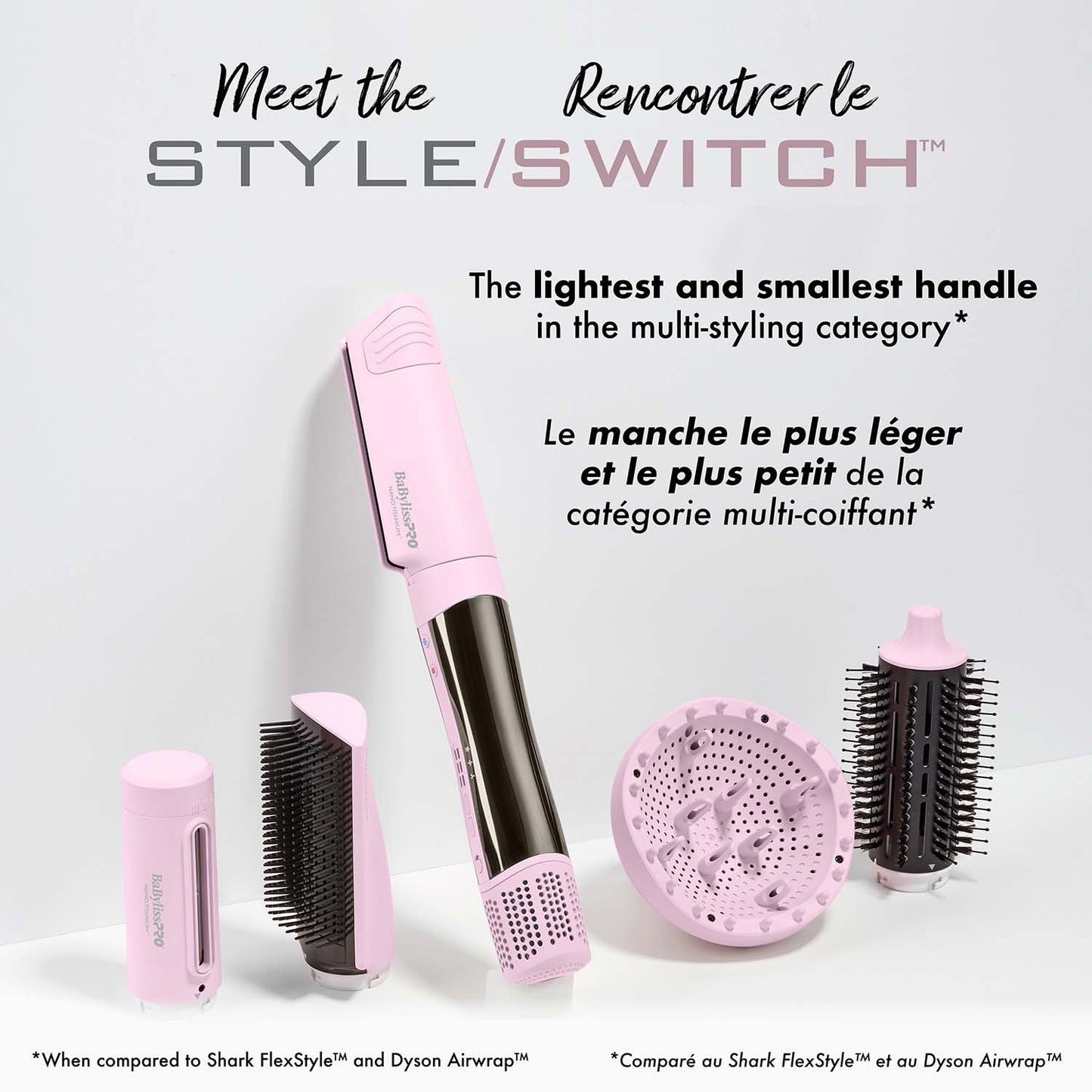 BabylissPRO Style/Switch Ionic Multi-Styler & Dryer BNTSSPK