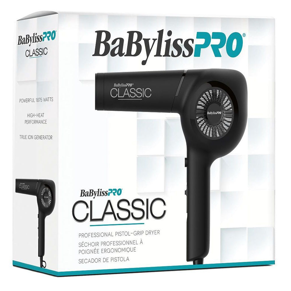 BaBylissPRO Classic Iconic Pistol-Grip Hairdryer BB5175UCC