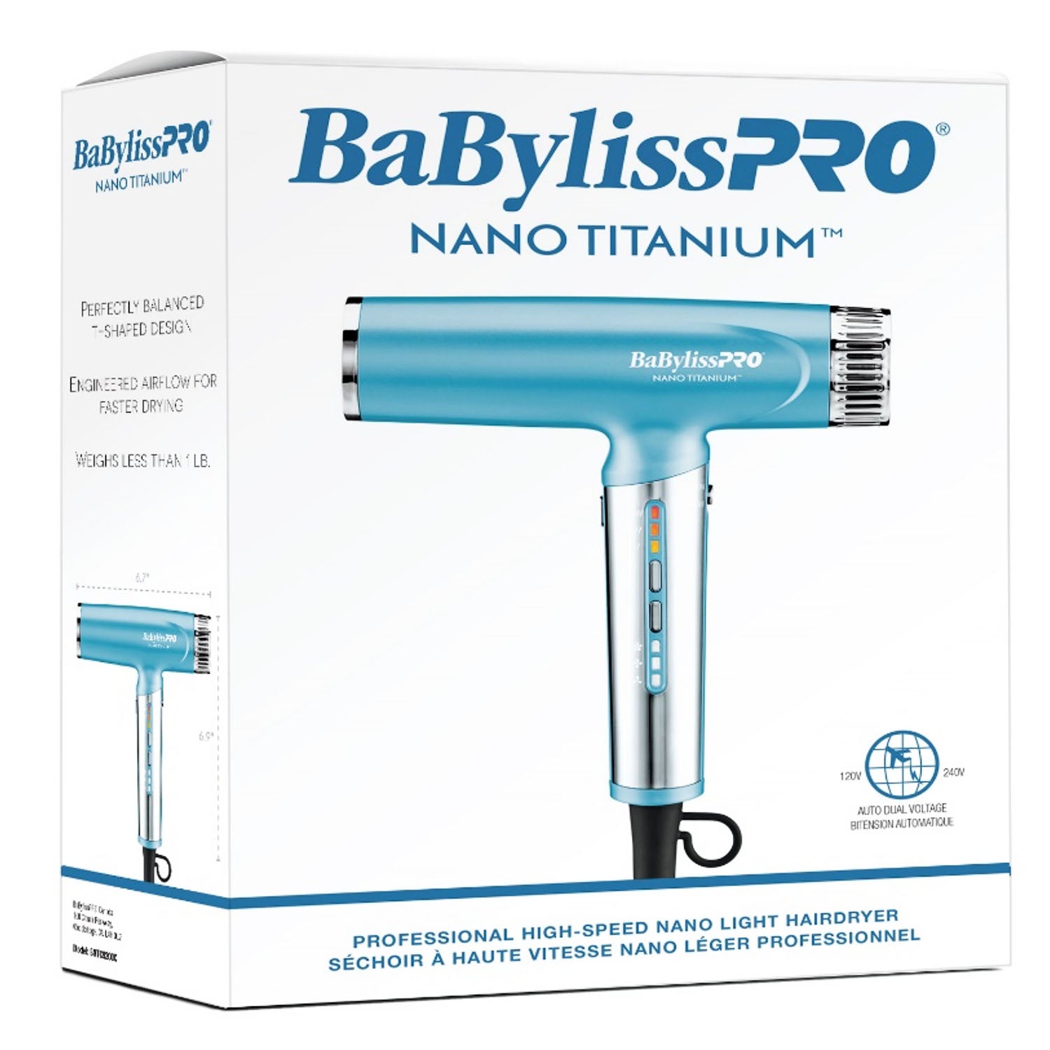 BaBylissPRO High-Speed Nano Hairdryer BNTC9200C 50096