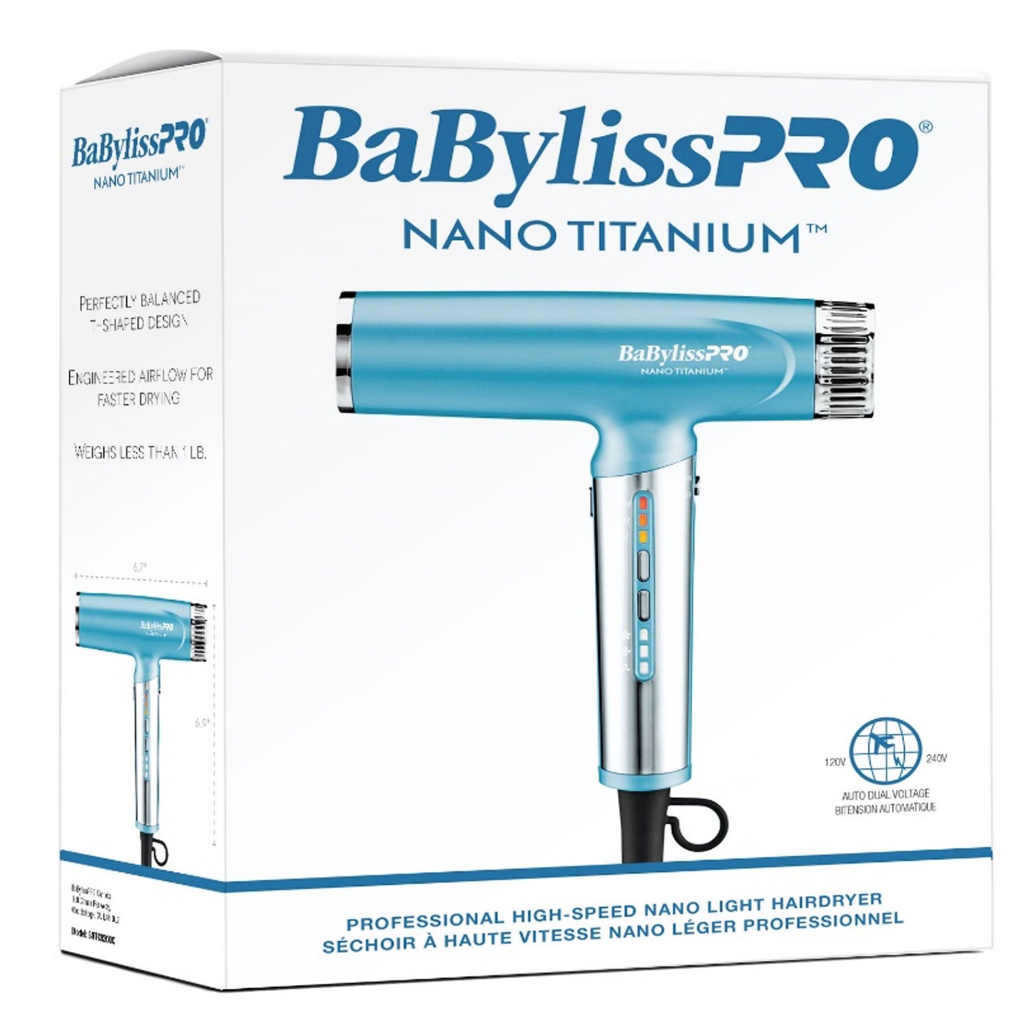 BaBylissPRO High-Speed Nano Hairdryer BNTC9200C 50096