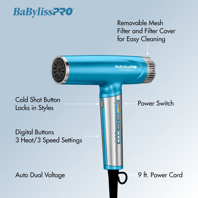 BaBylissPRO High-Speed Nano Hairdryer BNTC9200C 50096