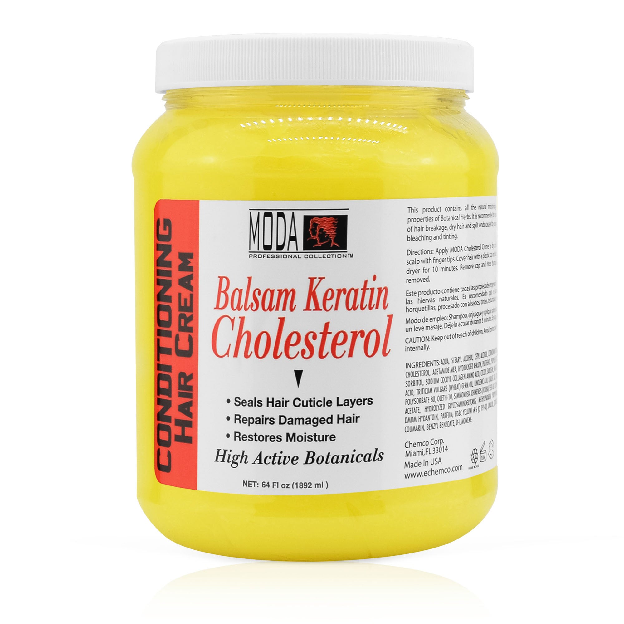 Chemco Moda Balsam Keratin Cholesterol Conditioning Hair Cre
