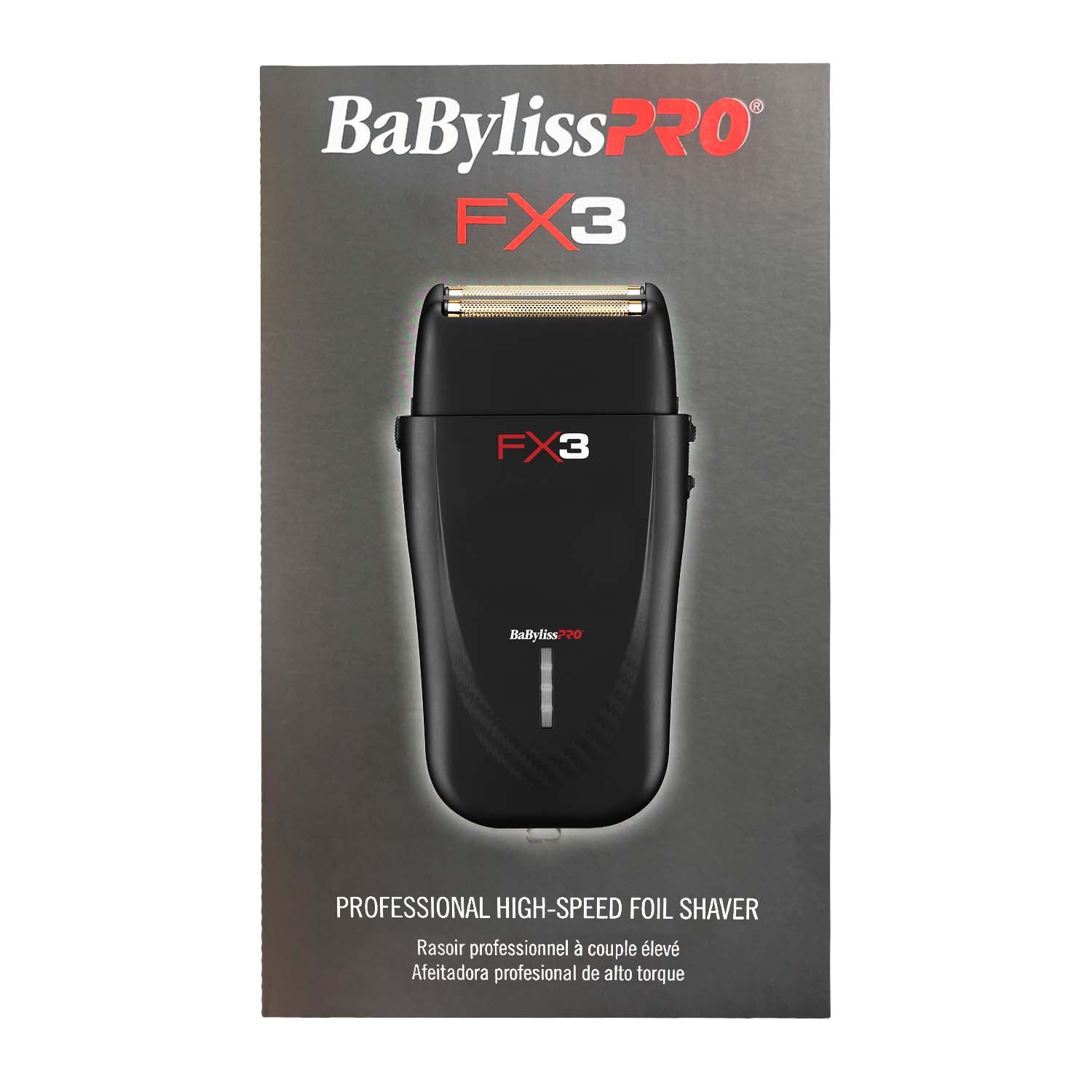 BaBylissPRO FX3 High-Speed Double Foil Shaver FXX3SB 45886