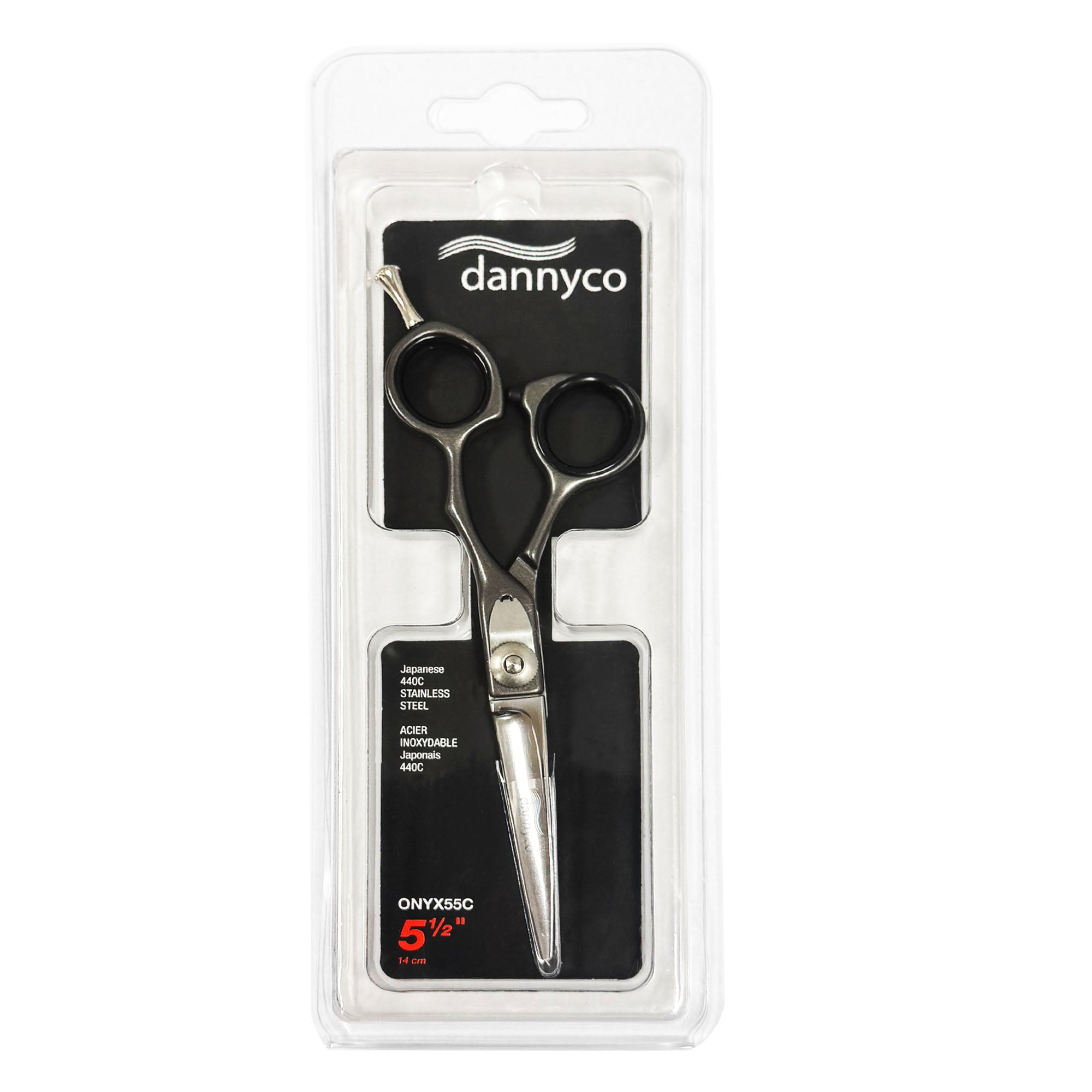 Dannyco Japanese 440C Stainless Steel Scissors 5½" ONYX55C
