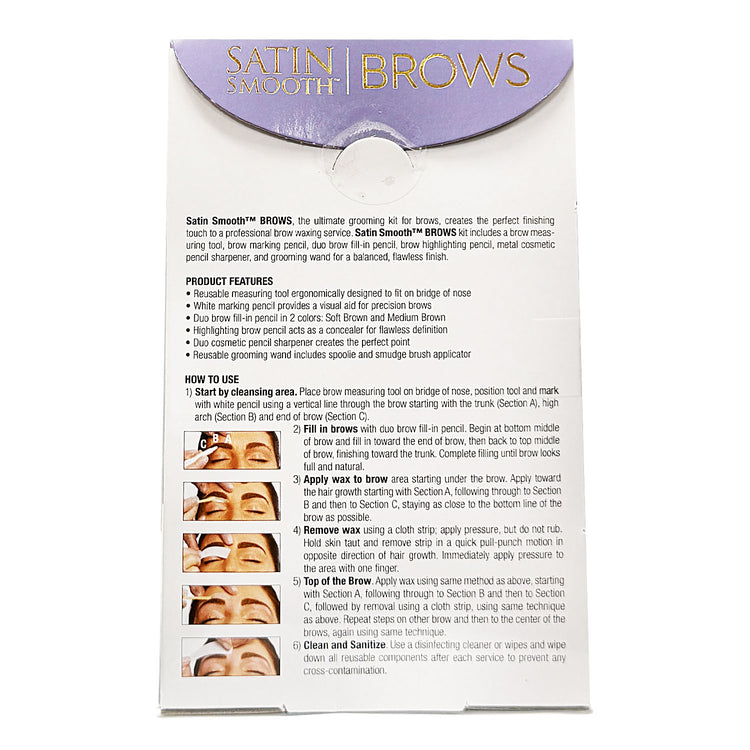 Satin Smooth BrowPro Tools Kit 814377 39826