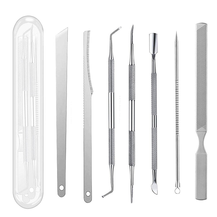 7 Pcs Ingrown Toenail File and Lifters Set 37820