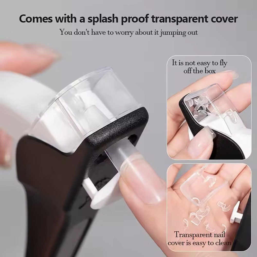 Multi-functional Anti-splash U-Shaped False Nail Slicer 6118