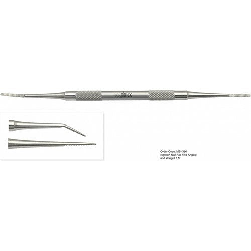 MBI-366 Ingrown Nail File, Fine Double Ended