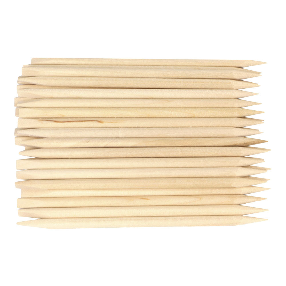 Silver Star Wooden Stick 90MM 100pcs 3.5" FH MB4