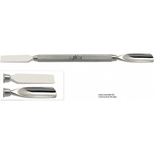 MBI-303 Cuticle Pusher With Flat Edge