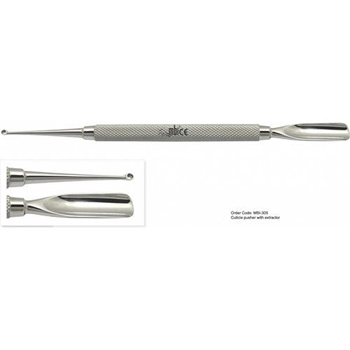 MBI-305 Cuticle Pusher With Extractor
