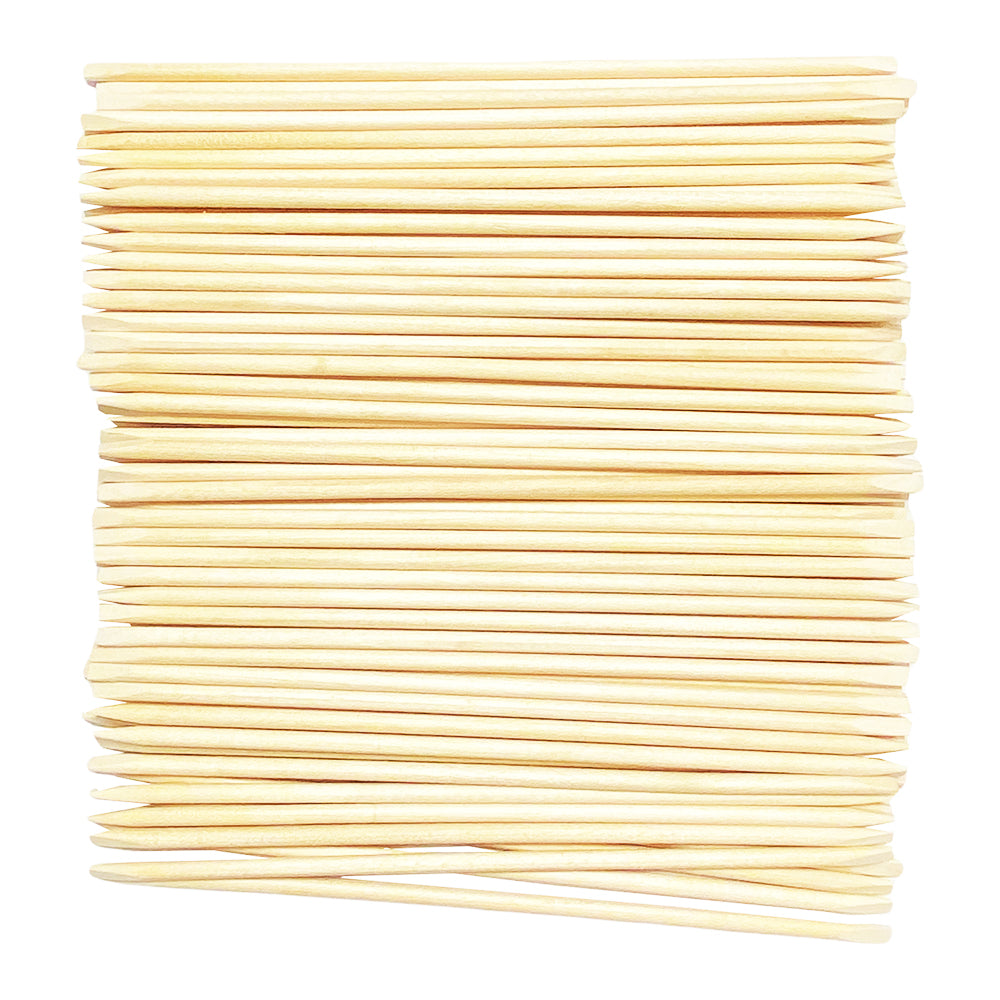 Wooden Manicure Orange Stick 6" PI 100PC WSSS 26118