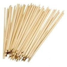 Orange Wood Cuticle Pusher 6" Double-sided 100ct WP101
