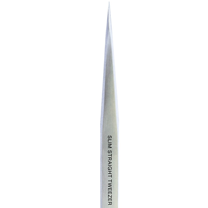 JBLashes Pro-Slim Straight Tweezer Stainless Steel - JBA1001