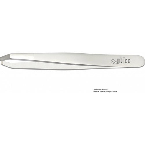 MBI-402 Eyebrow Tweezer 4" Claw Tip
