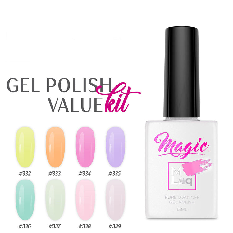 Magic Gel System Gel Polish Value Kit - Airy Pastels