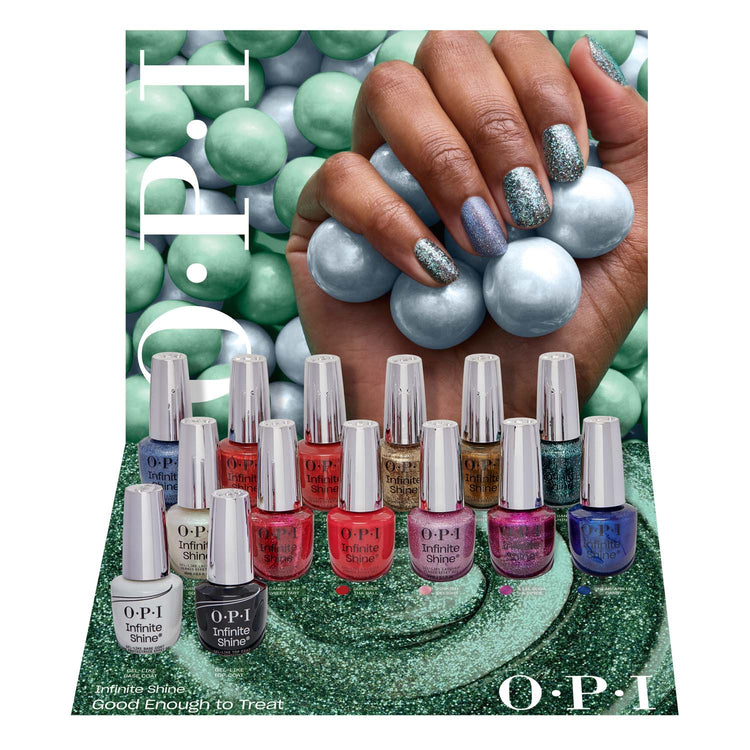 OPI Infinite Shine Holiday 2025 Good Enough To Treat HRS36