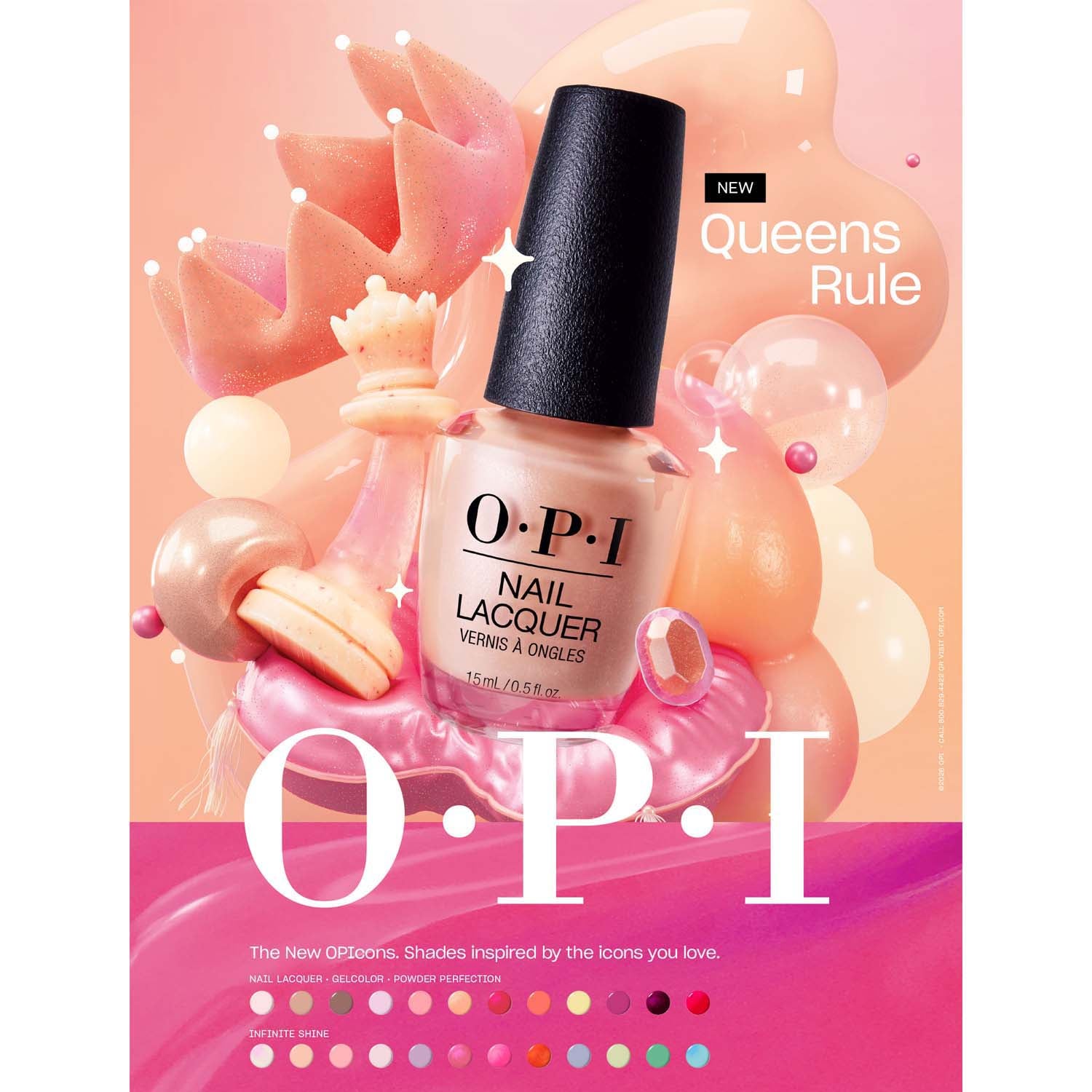 OPI Nail Lacquer Spring 2026 The New OPIcons Collection