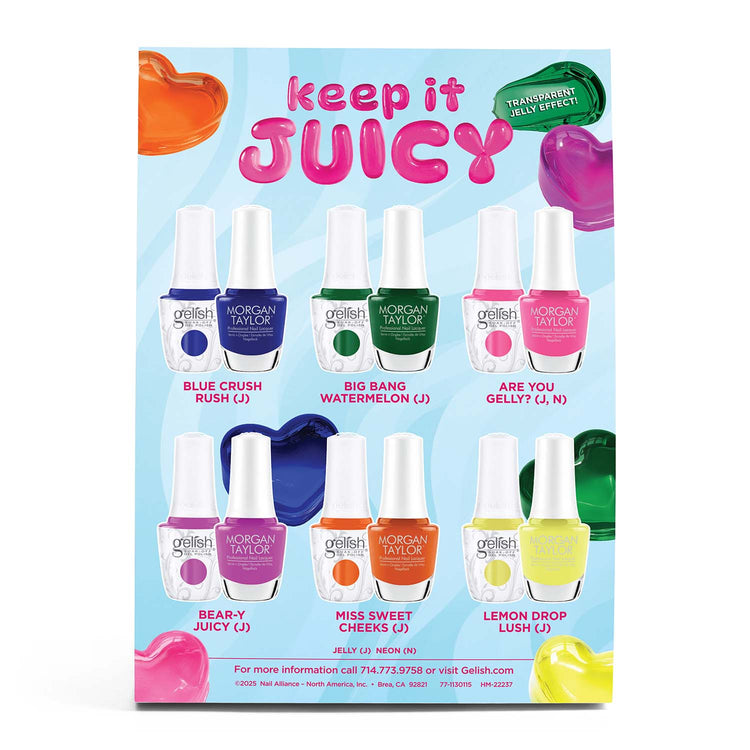Gelish/Morgan Taylor Keep It Juicy Summer 2026 12PC 1130117