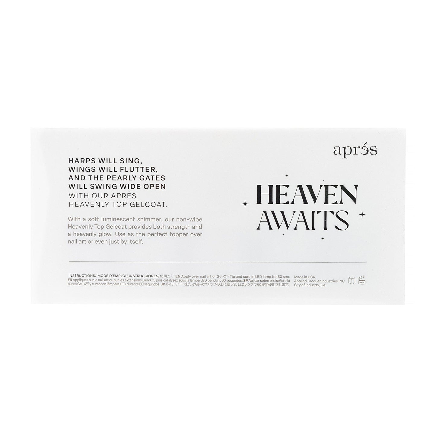 Apres Heavenly Top Coat 5 Pcs Set AP-TGC-H-SET