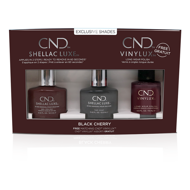 CND Shellac Luxe & Vinylux Black Cherry #304 92733
