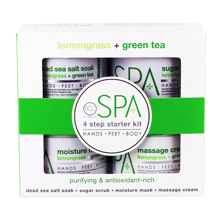 BCL Spa 4 Step Starter Kit Lemongrass+Green Tea SPA51110