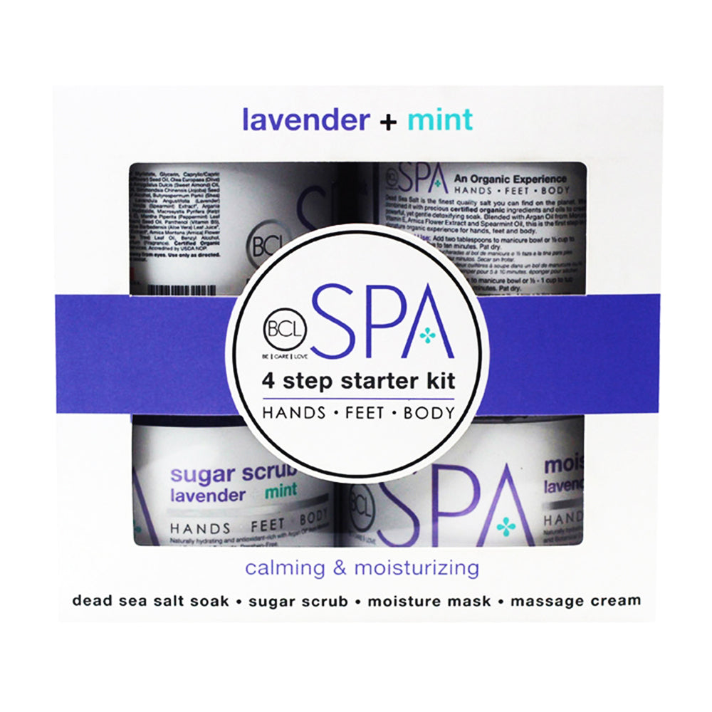 BCL Spa 4 Step Starter Kit Lavender + Mint SPA53110