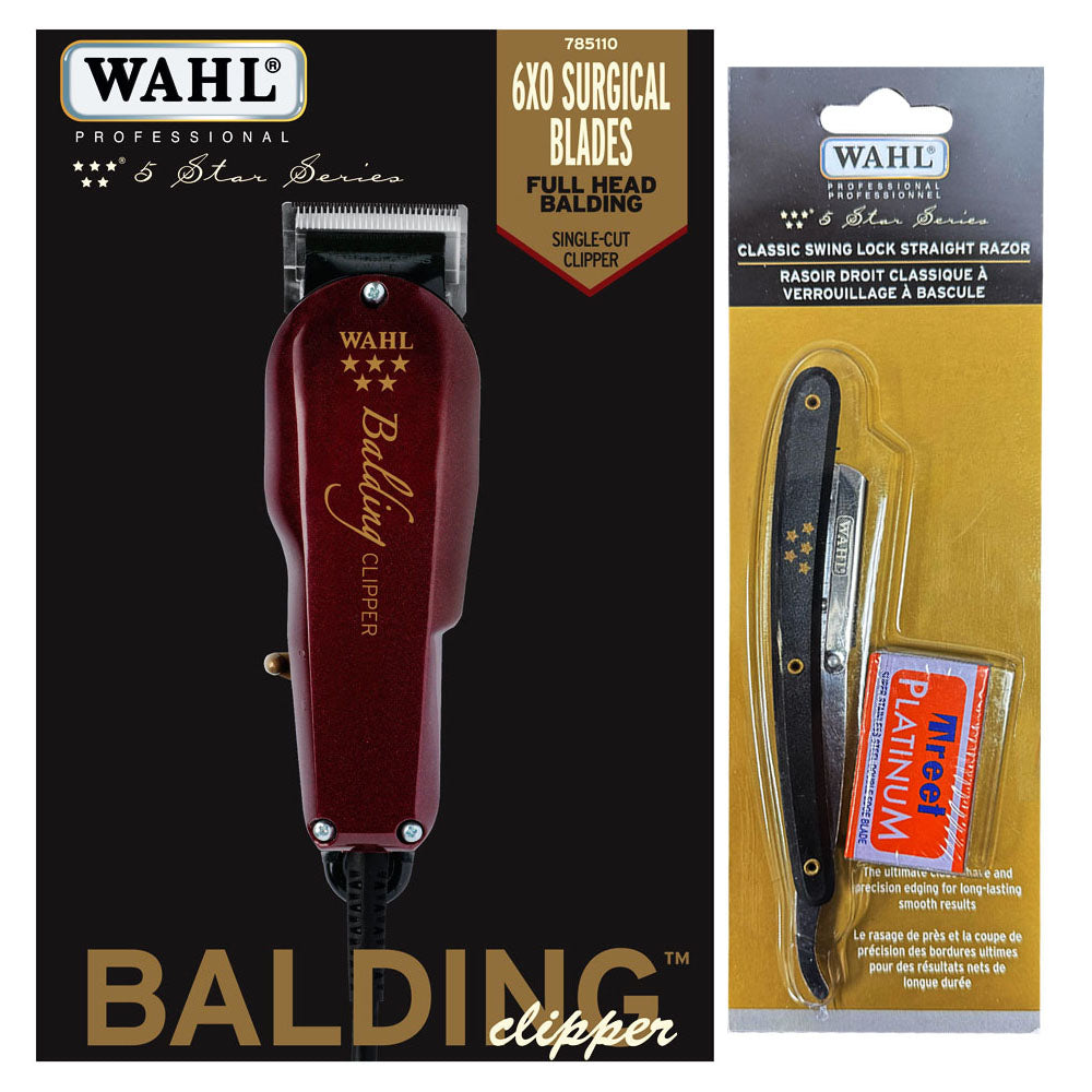 Wahl 5 Star Series Duo Balding Clipper/Straight Razor 50301