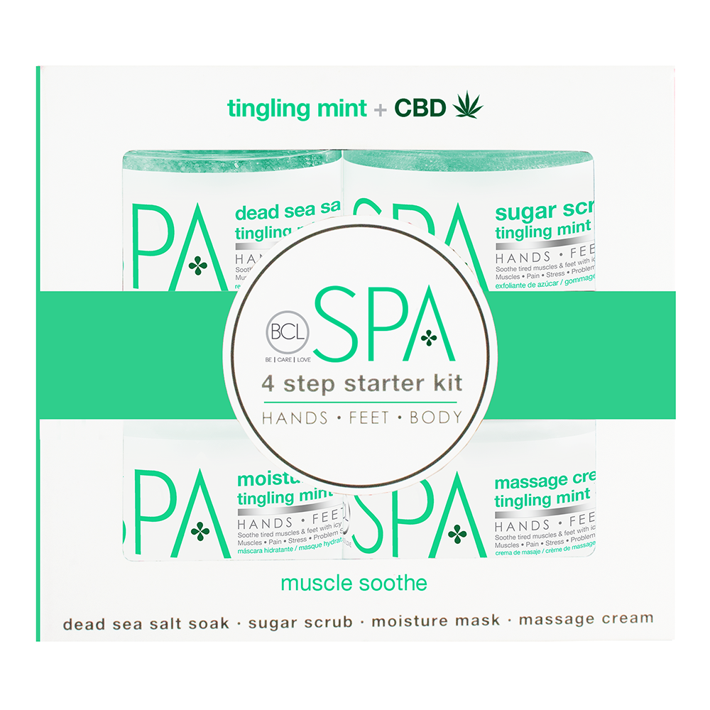 BCL Spa 4 Step Starter Kit Tingling Mint SPA56119