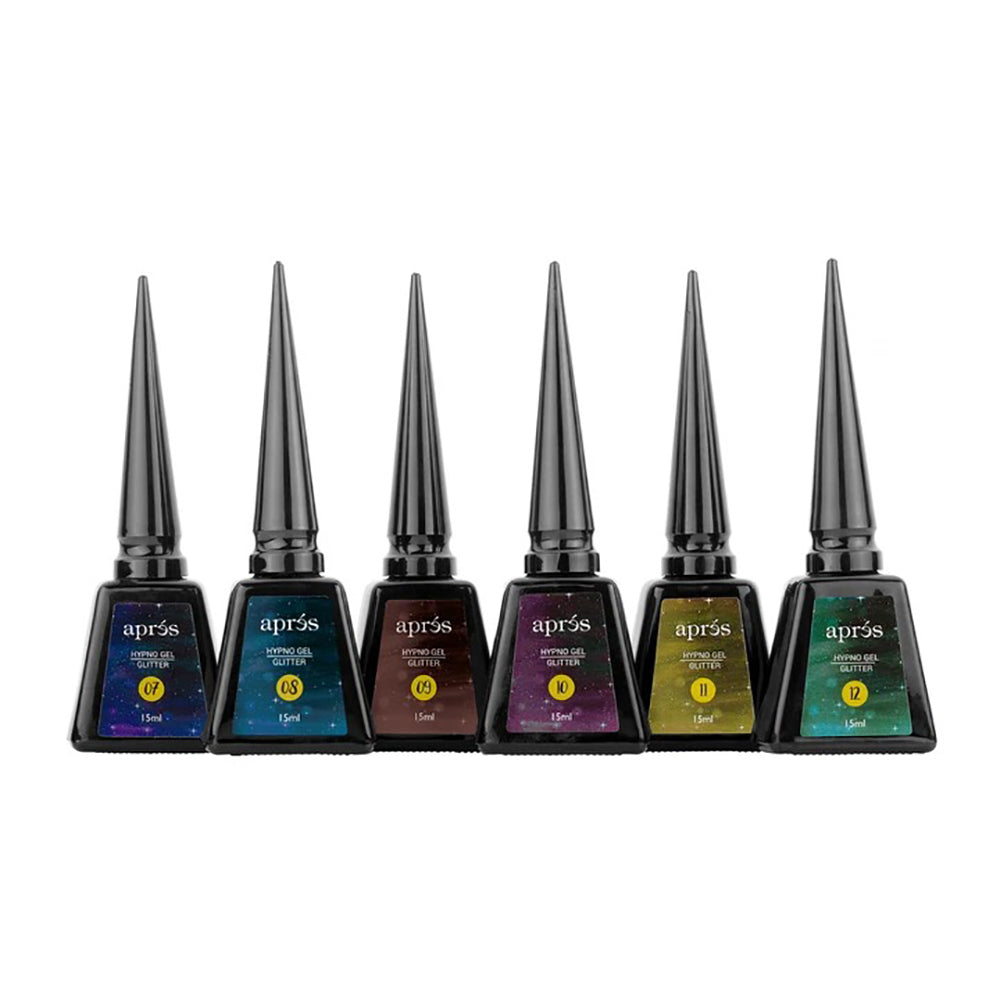 Apres Hypno Gel Glitter Series No.3 Set Of 6 Colors 95659