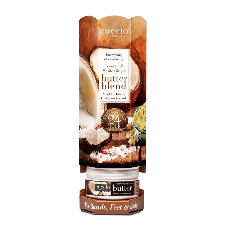 Cuccio Butter Babies Tower 6Pcs Coconut&White Ginger 3326
