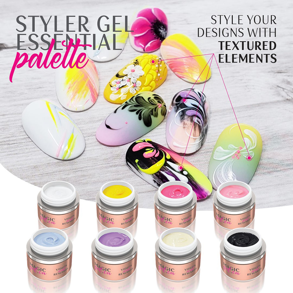 Magic Gel System Collection - Styler Gel Essential Palette